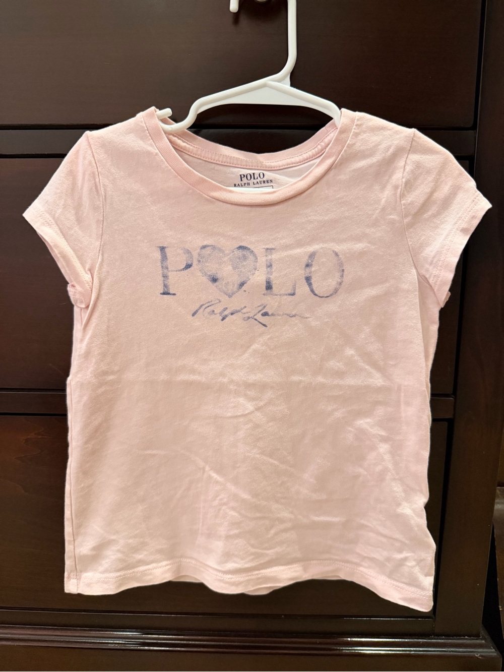 Polo by Ralph Lauren Light Pink Short Sleeve Logo Tee